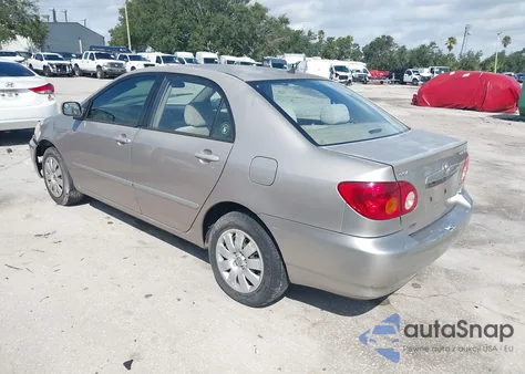 2003 Toyota Corolla Le z USA, uszkodzony, nr VIN 2T1BR32E63C005853